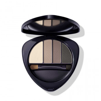 Palette ombretti con delicati colori naturali Dr. Hauschka Eye & Brow Palette ombretti